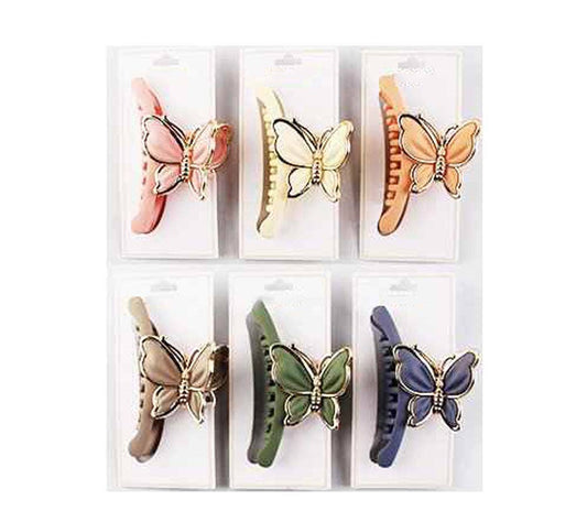 Butterfly Hair Claw Clips