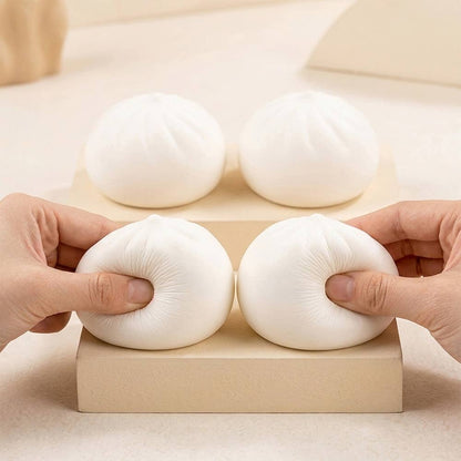 Steamed Bao Bun Dumpling Squeeze Squishy Stress Relief Toy