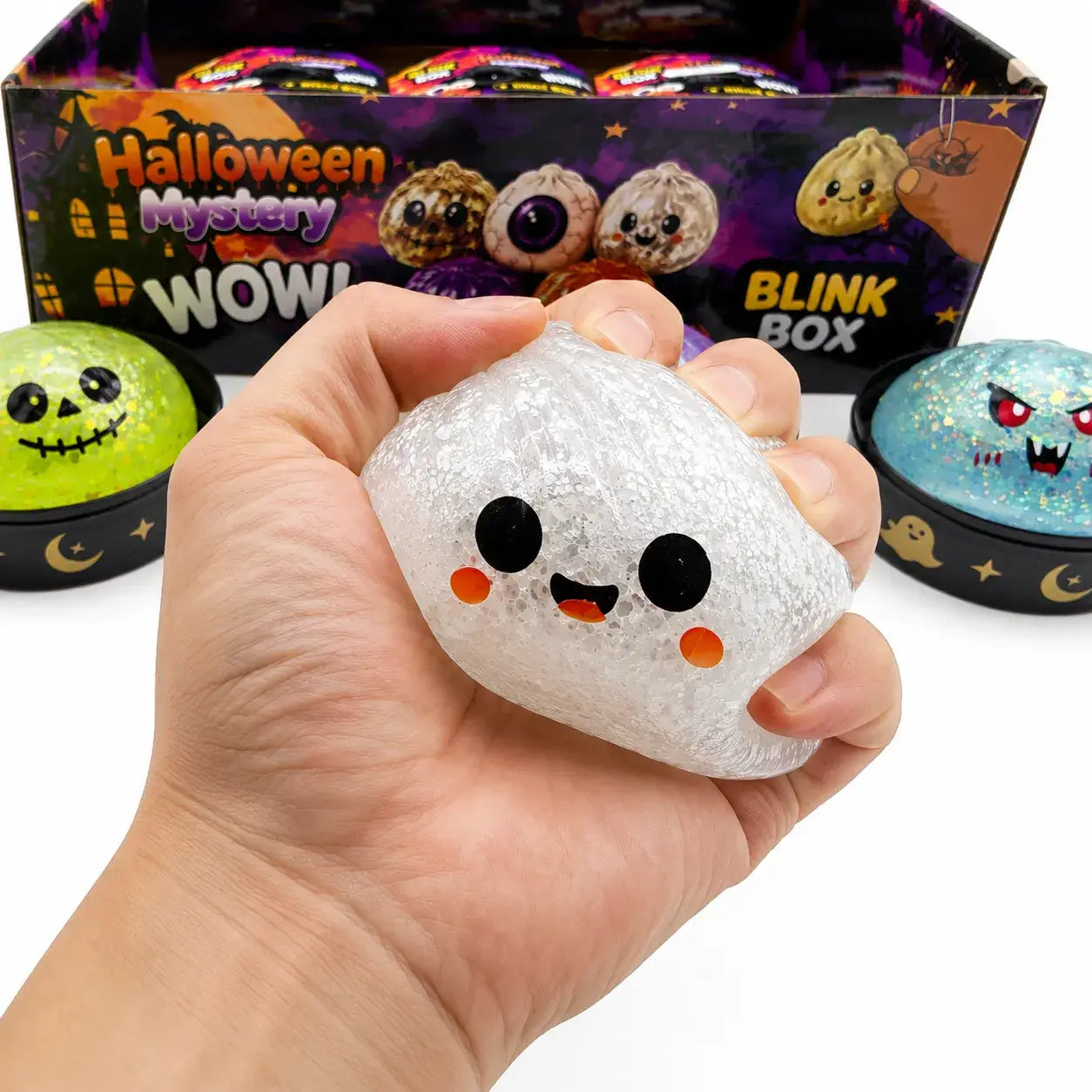 Halloween Pectin Gel Bun Squishy Blind Box: