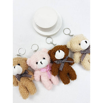 Famous Plush Bear Charm Keychain: