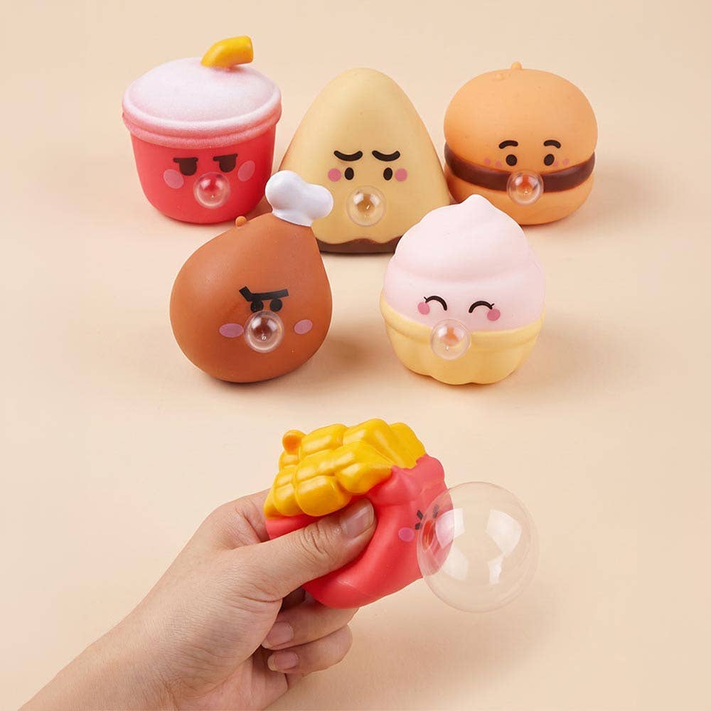 Fast Food Bubble Squeeze Squishy Stress Relief Toy