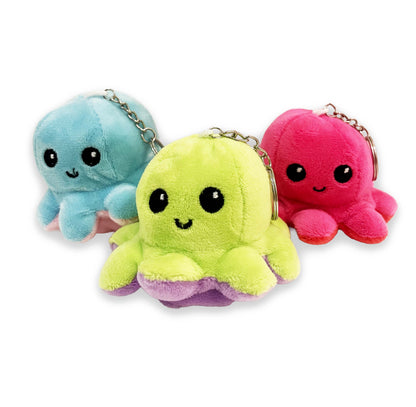 Flipping Octopus Keychain