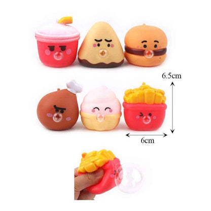 Fast Food Bubble Squeeze Squishy Stress Relief Toy