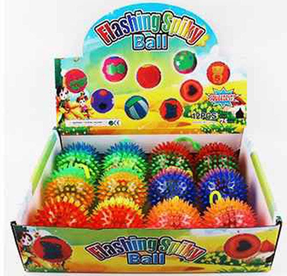 Light Up Flashing Spiky Ball Toy