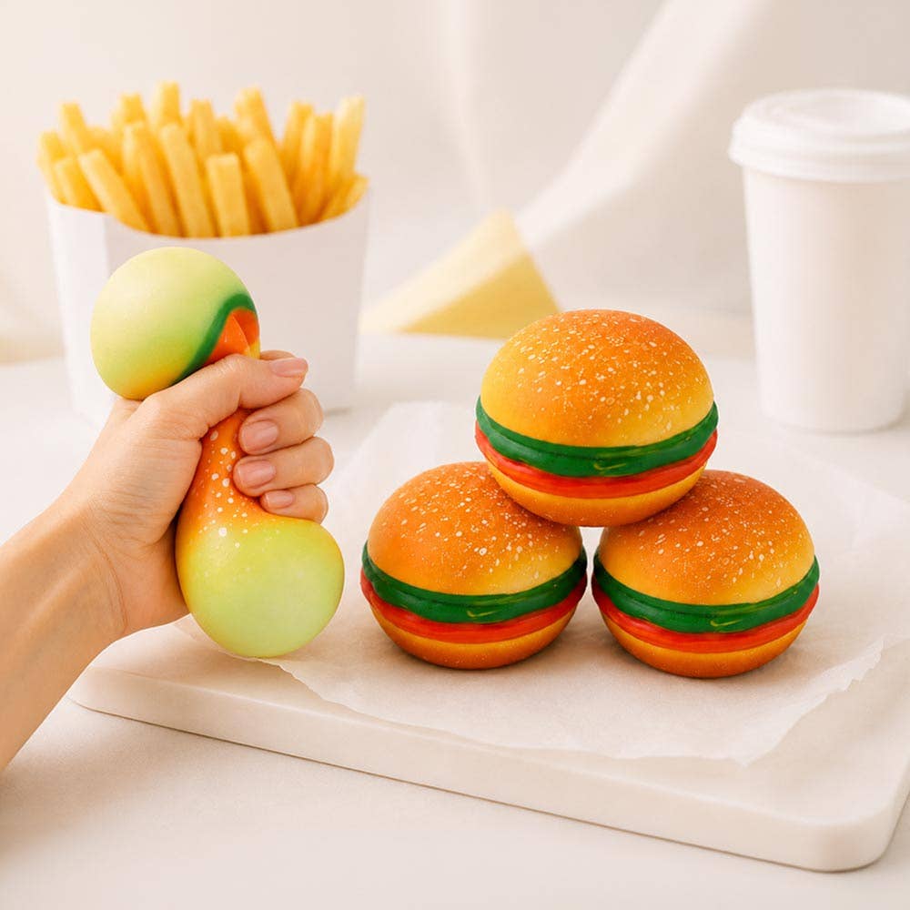 Hamburger Squeeze Squishy Stress Relief Toy