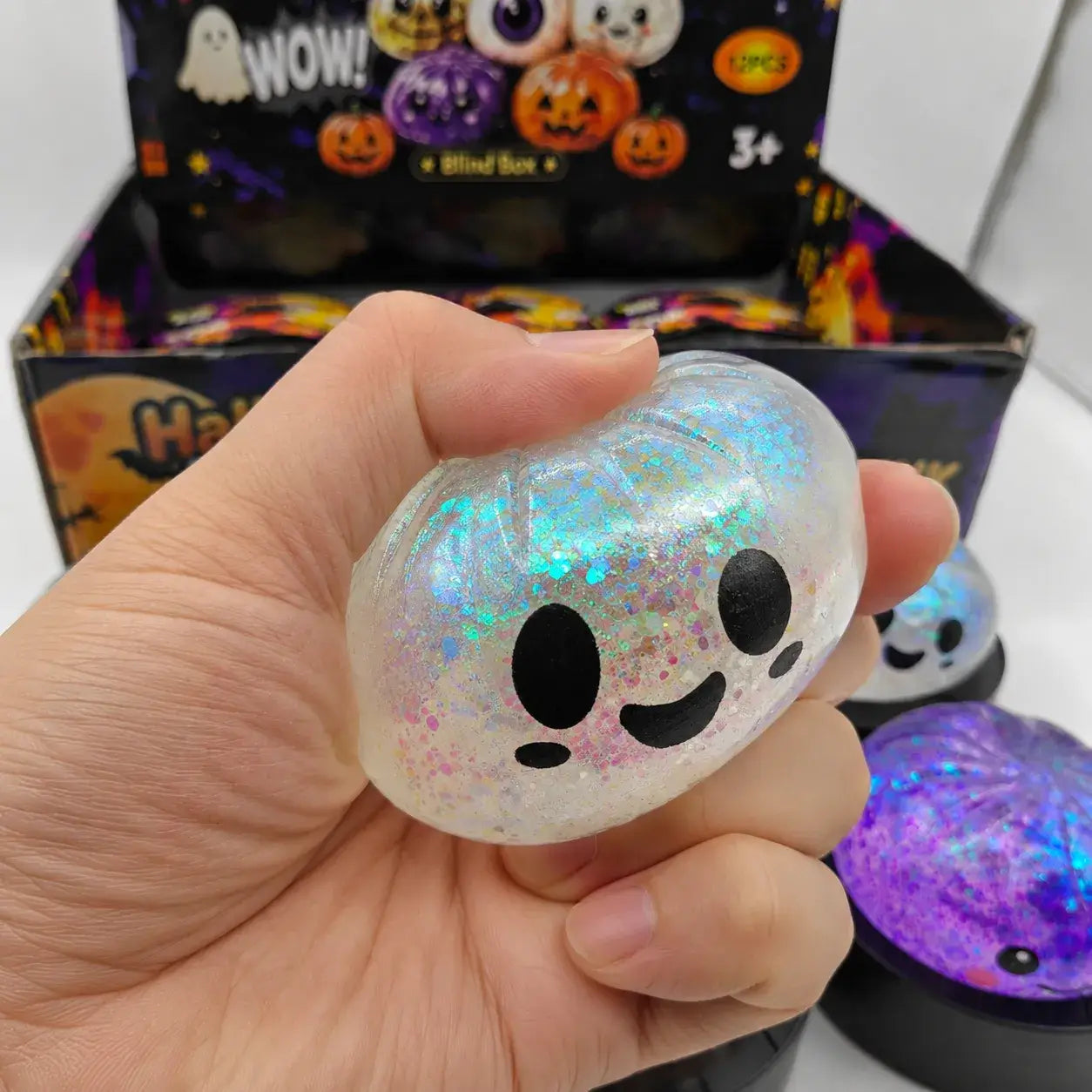 Halloween Ghost Maltose Squishy Stress Relief Toy