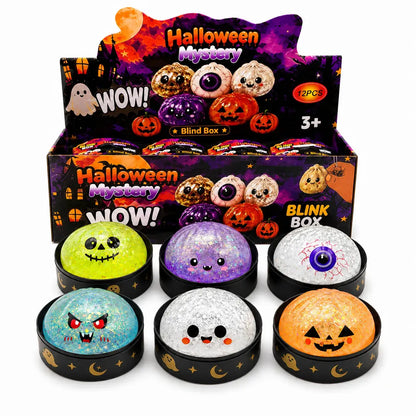 Halloween Pectin Gel Bun Squishy Blind Box: