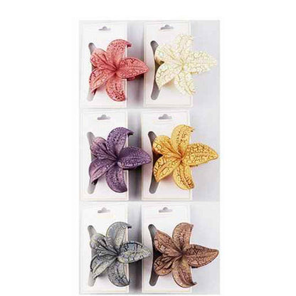 Floral Hair Claw Clips