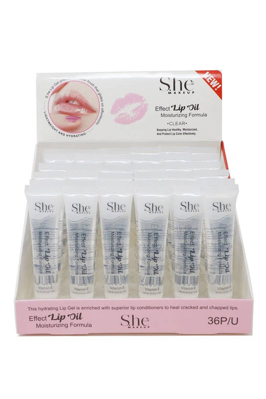 She Vitamin E Clear Lip Oil Gloss