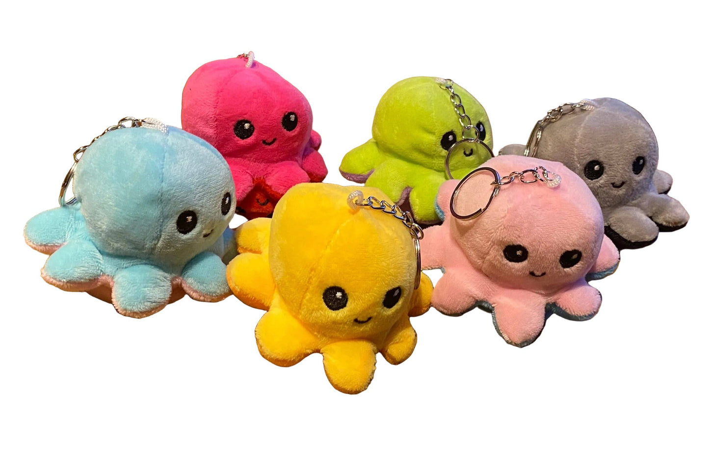 Flipping Octopus Keychain
