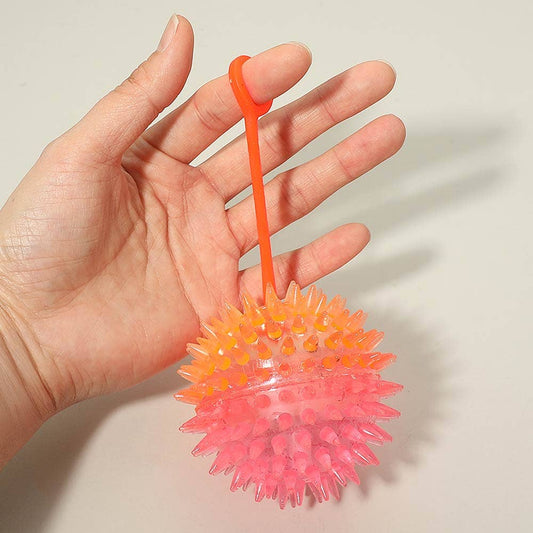 Light Up Flashing Spiky Ball Toy