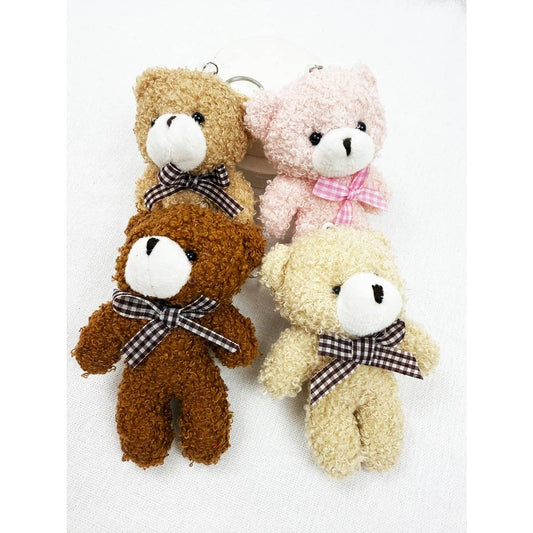 Famous Plush Bear Charm Keychain: