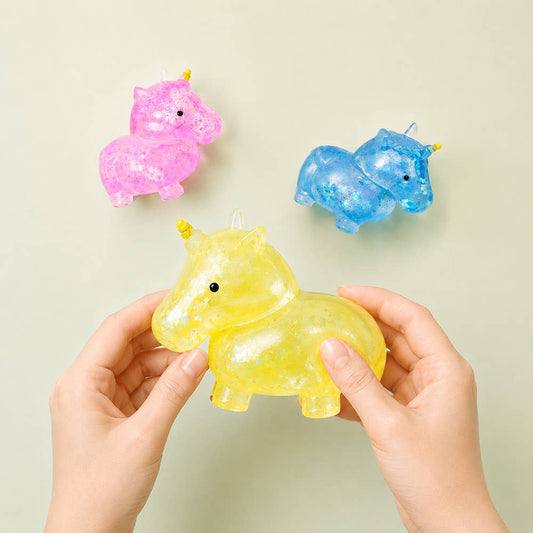 Glitter Unicorn Squeeze Squishy Stress Relief Toy
